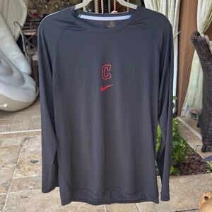 Nike Black and Red Long Sleeve Men's Tee
DRI FIT